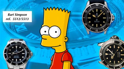 rolex submariner nicknames|rolex bart simpson.